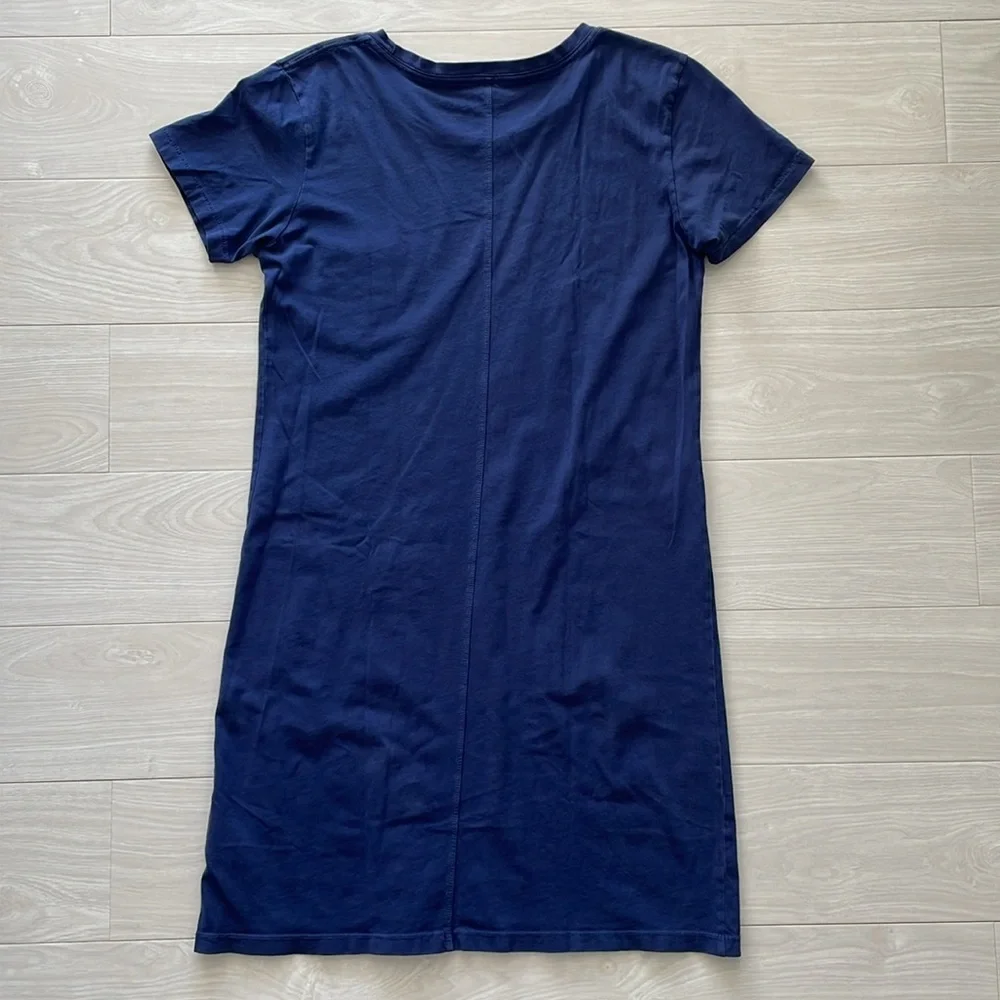 J. Crew Navy T-Shirt Dress - Picture 4 of 7
